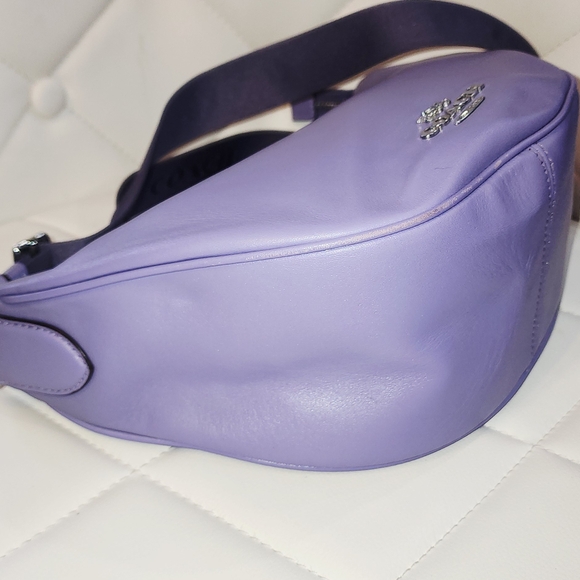 COACH PACE Shoulder Crossbody Bag Light Violet - Picture 5 of 15